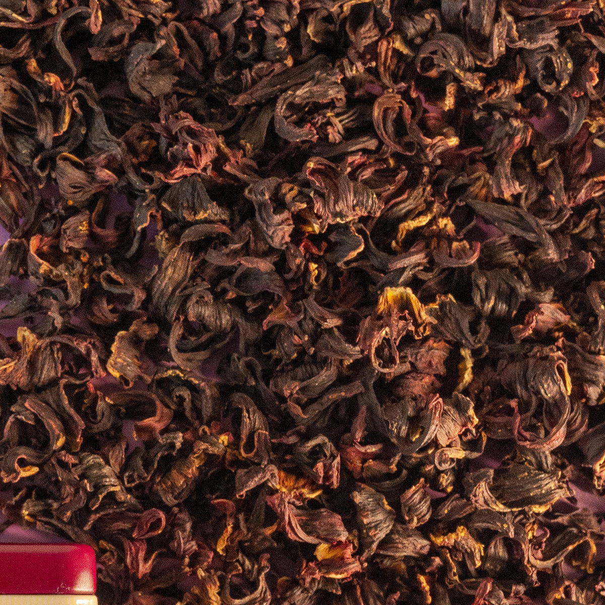 Sun-dried roselle petals